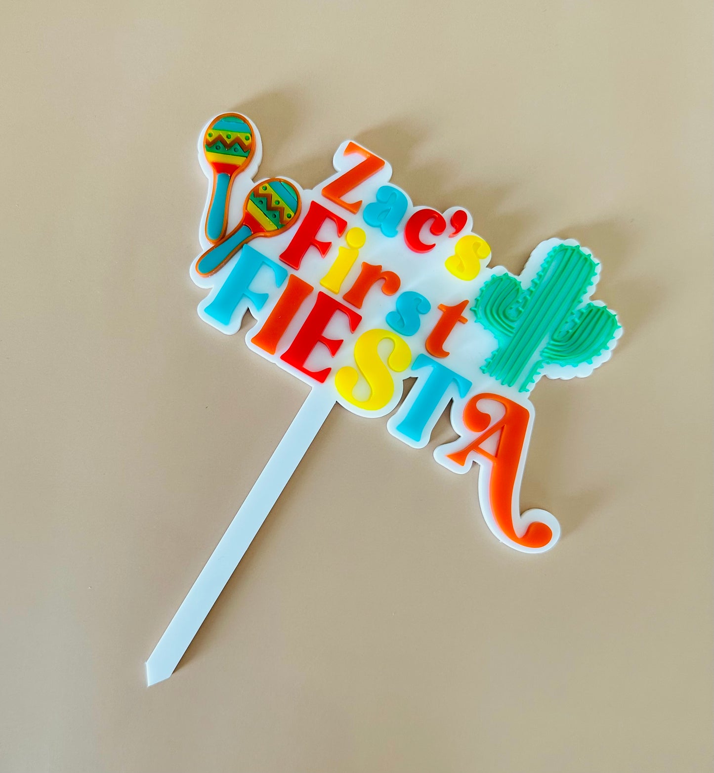 First Fiesta Cake Topper