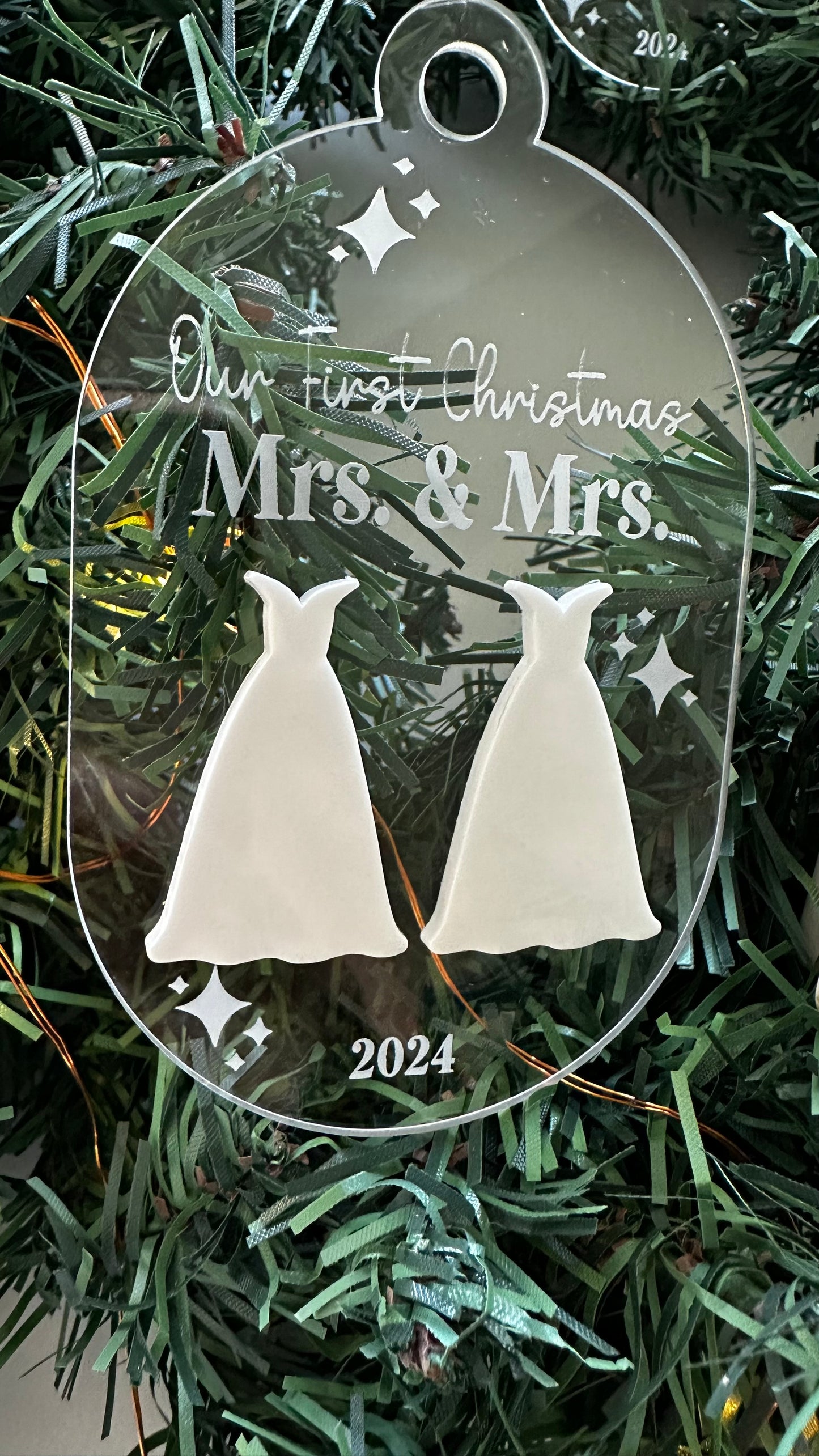 Our First Christmas Married Ornament