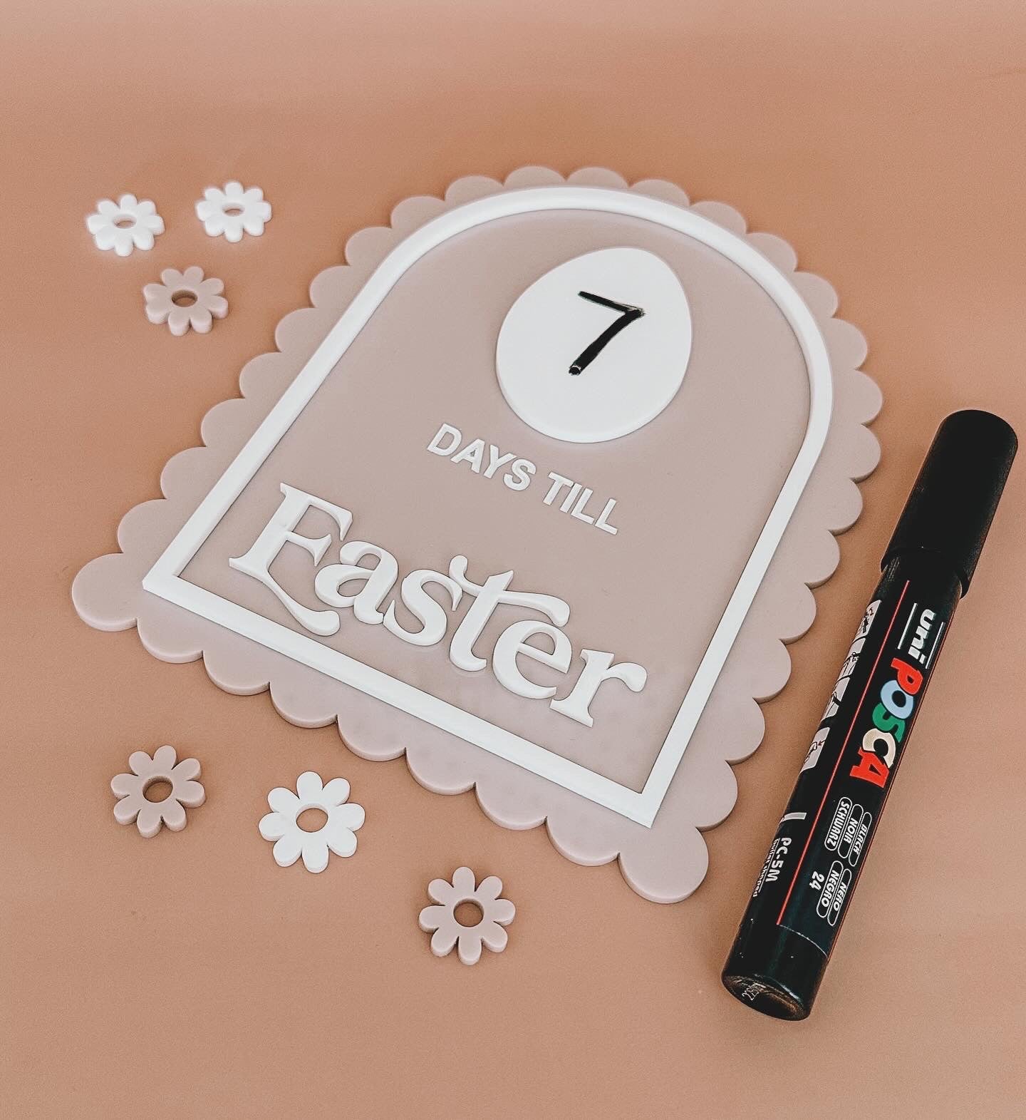 Easter Countdown Plaque