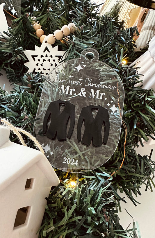 Our First Christmas Married Ornament