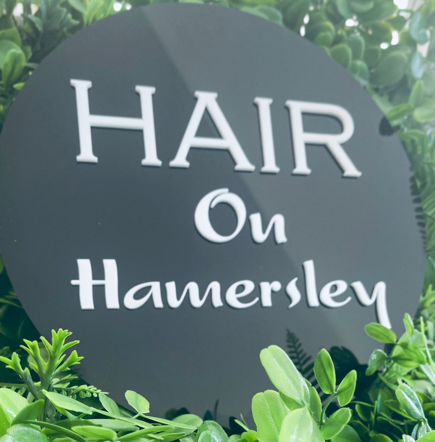 Round Business Sign from 15cm