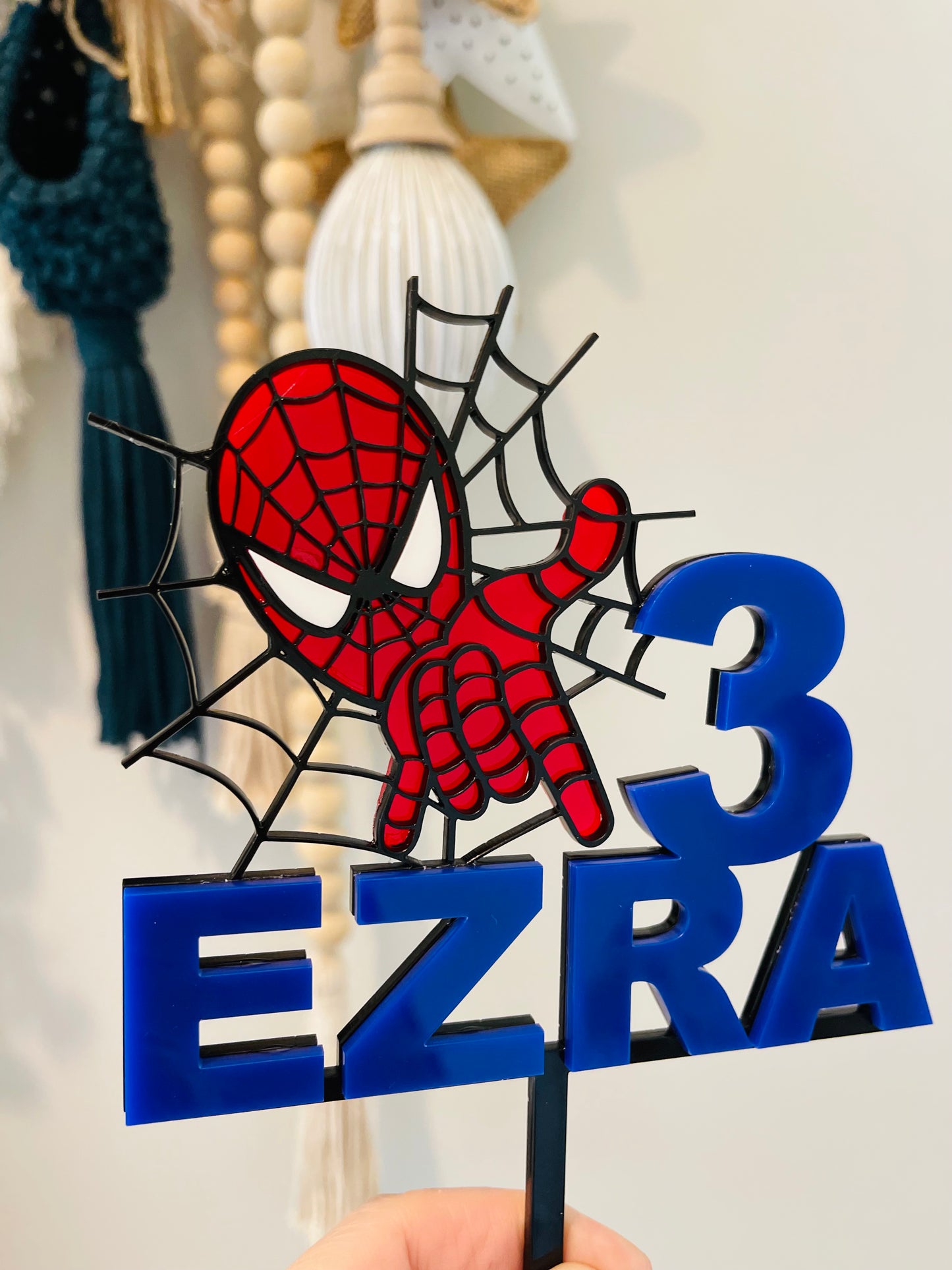 Spiderman Cake Topper