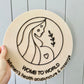 Round Business Sign from 15cm