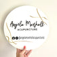 Round Business Sign from 15cm