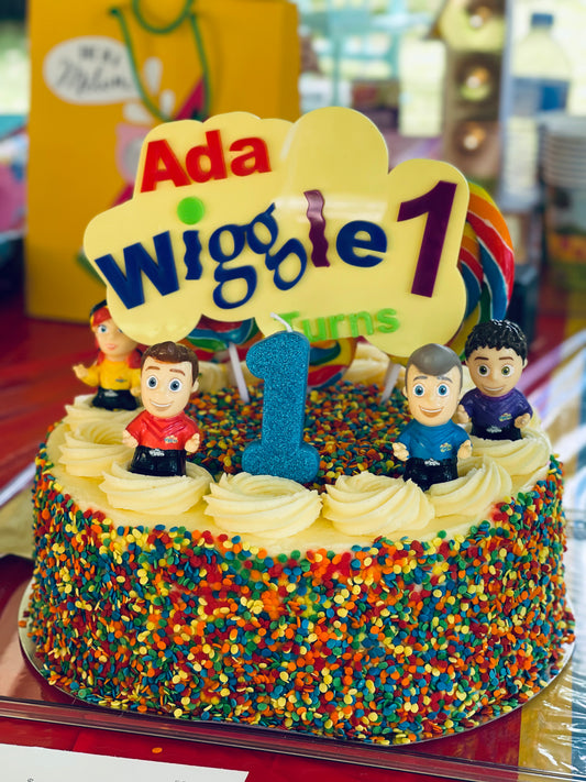 Wiggles Inspired Cake Topper